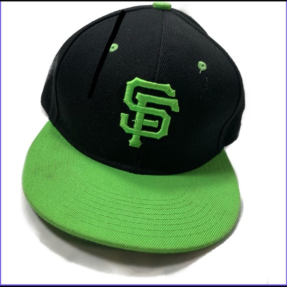 lime green ball cap